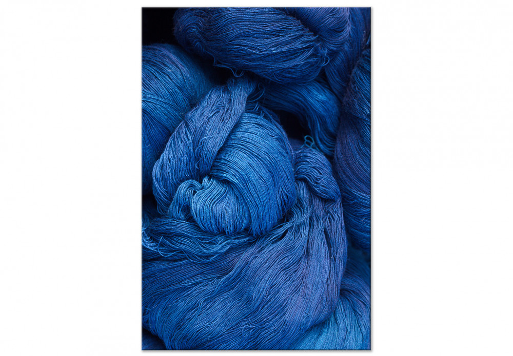 Blue Worsted (1 Part) Vertical