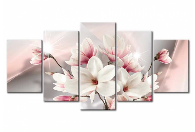 cuadro para salón flores magnolia