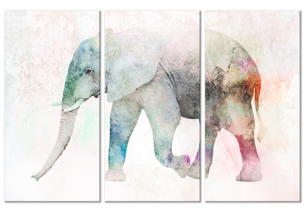 Painted Elephant (3 Parts)