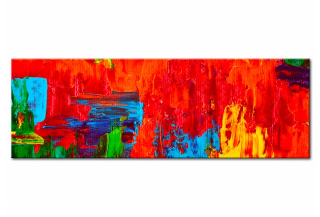 cuadro de vidrio acrílico abstracción color