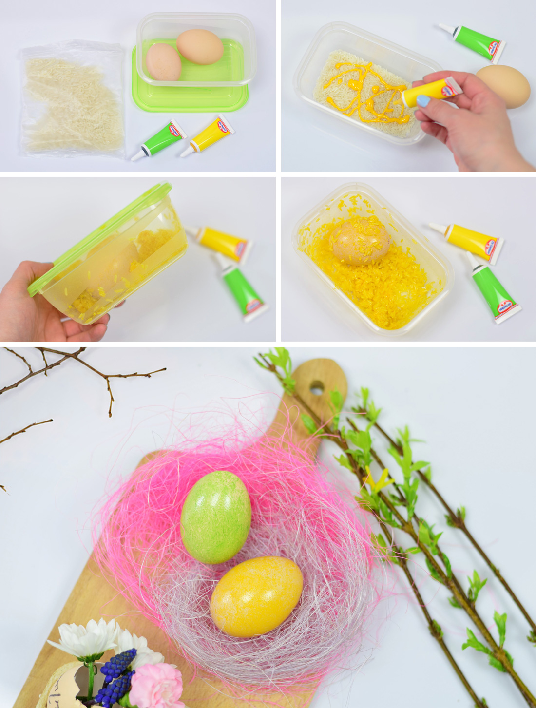 diy decoraciones adornos de Pascua cómo adornar cómo pintar huevos